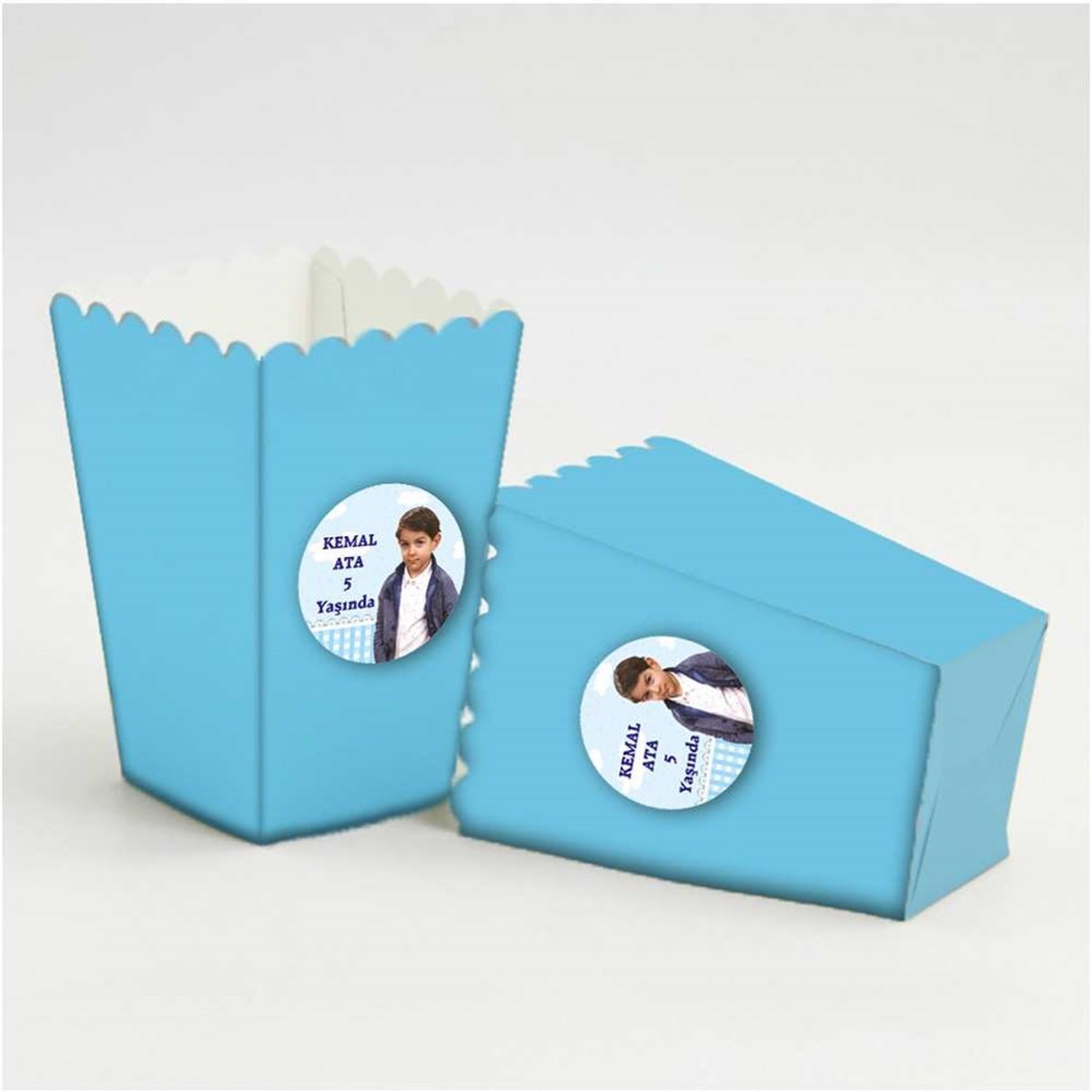 Papyon Etiketli Popcorn Kutusu 10 Adet 