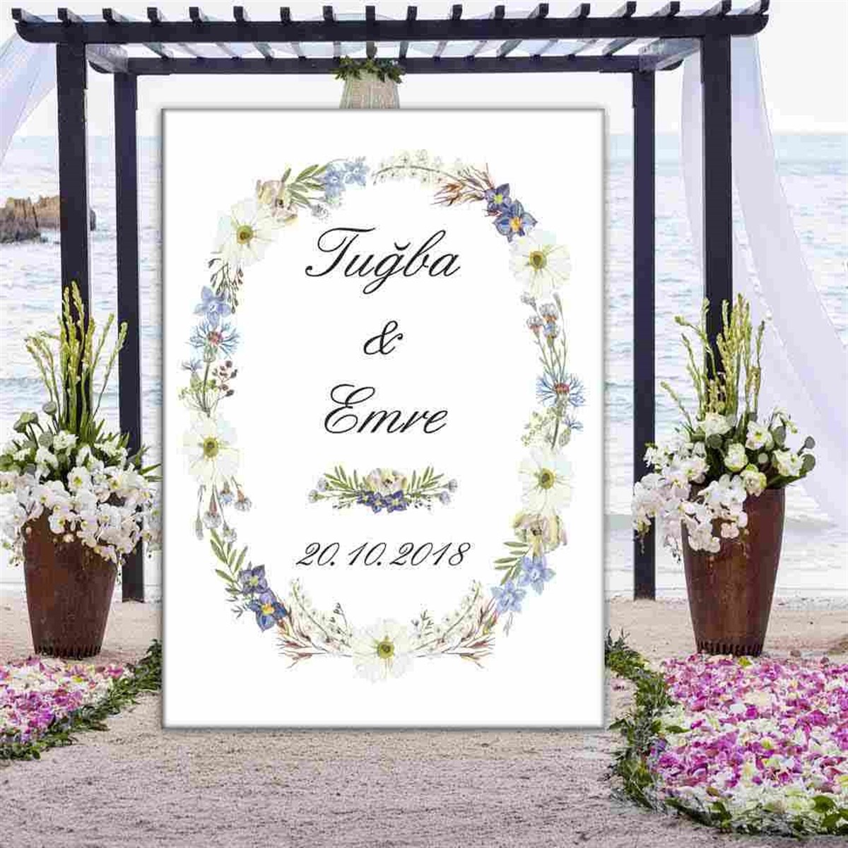 Parti Malzemesi Düğün Pano 