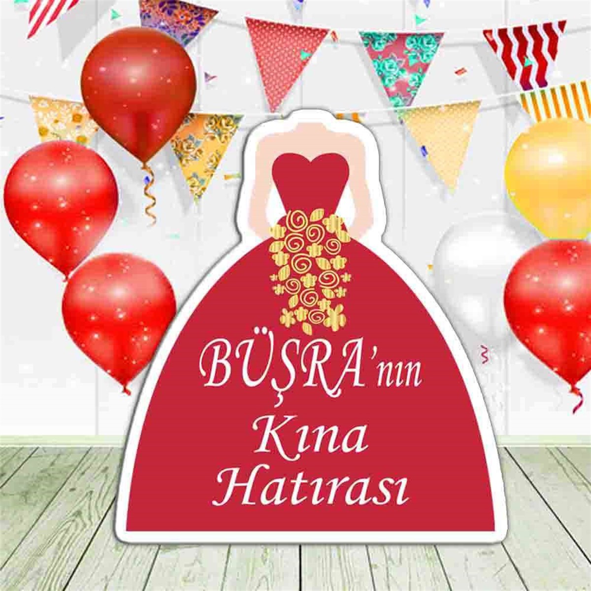 Parti Malzemesi Kına Pano 