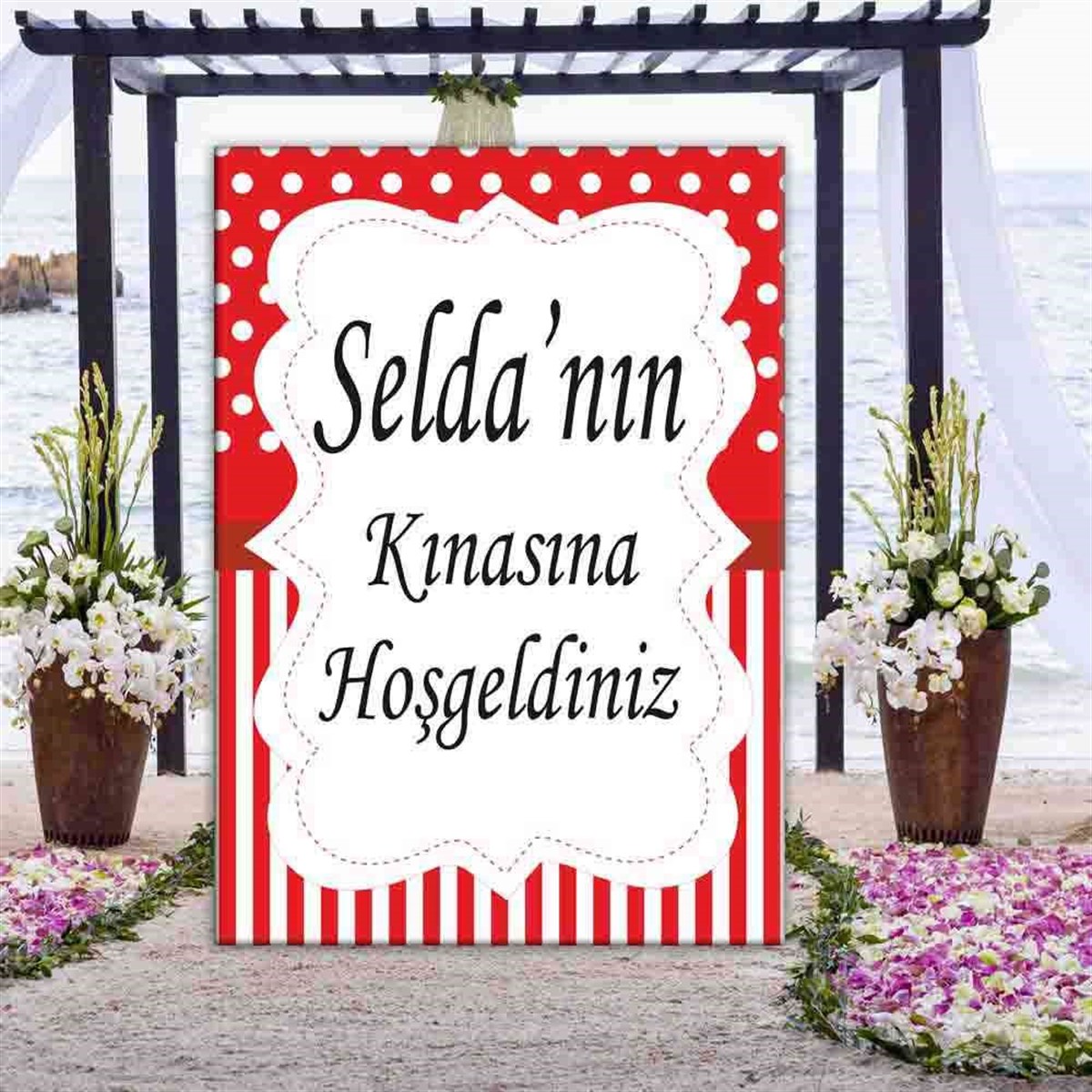 Parti Malzemesi Kına Panosu 