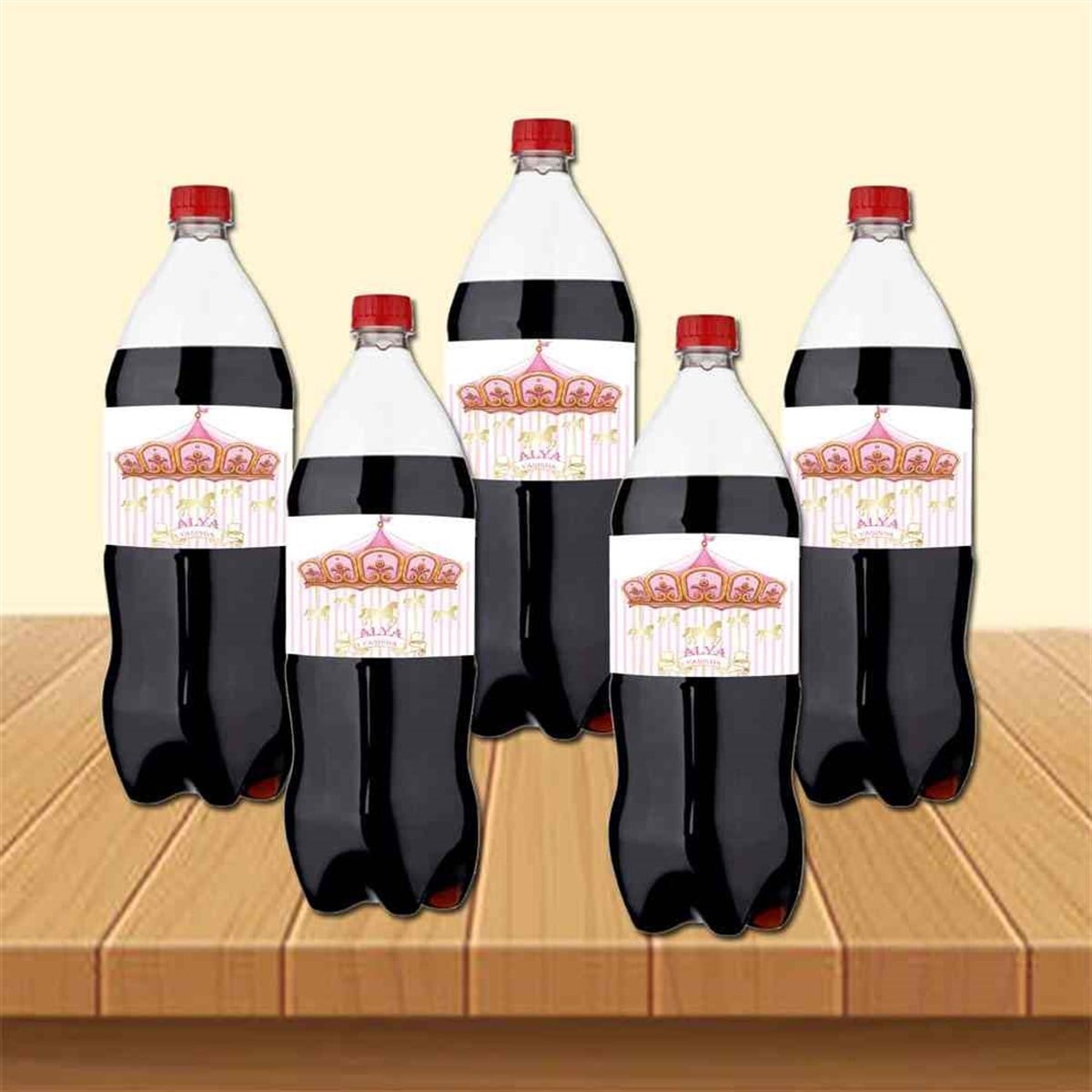 Pembe Atlı Karınca Cola Şisesi Bandı   