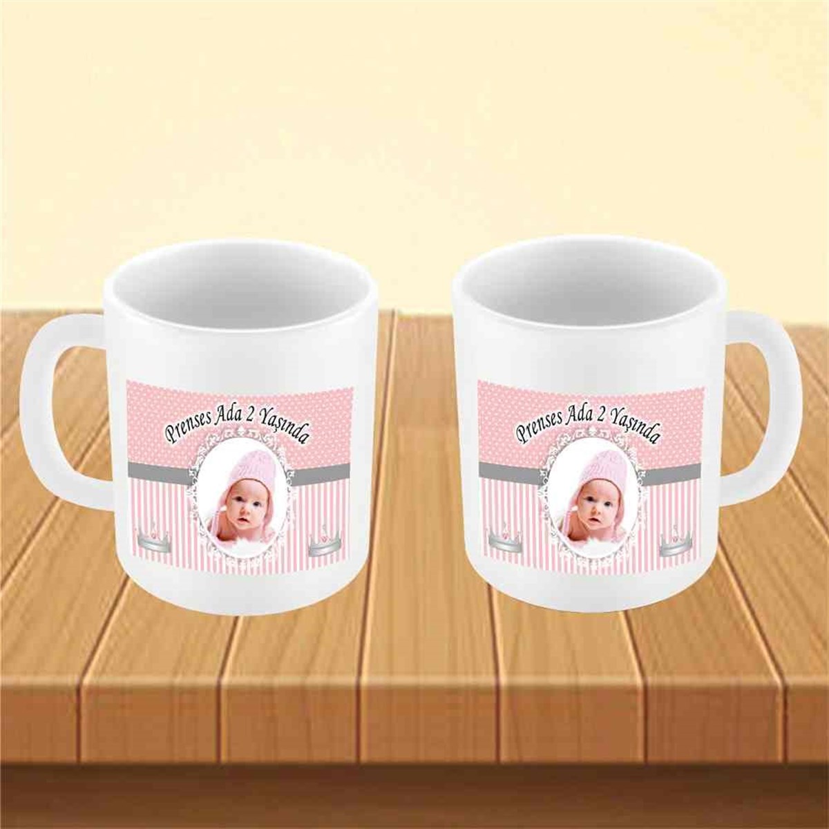 Pembe Gümüş Konsept Kupa Bardak Mug  