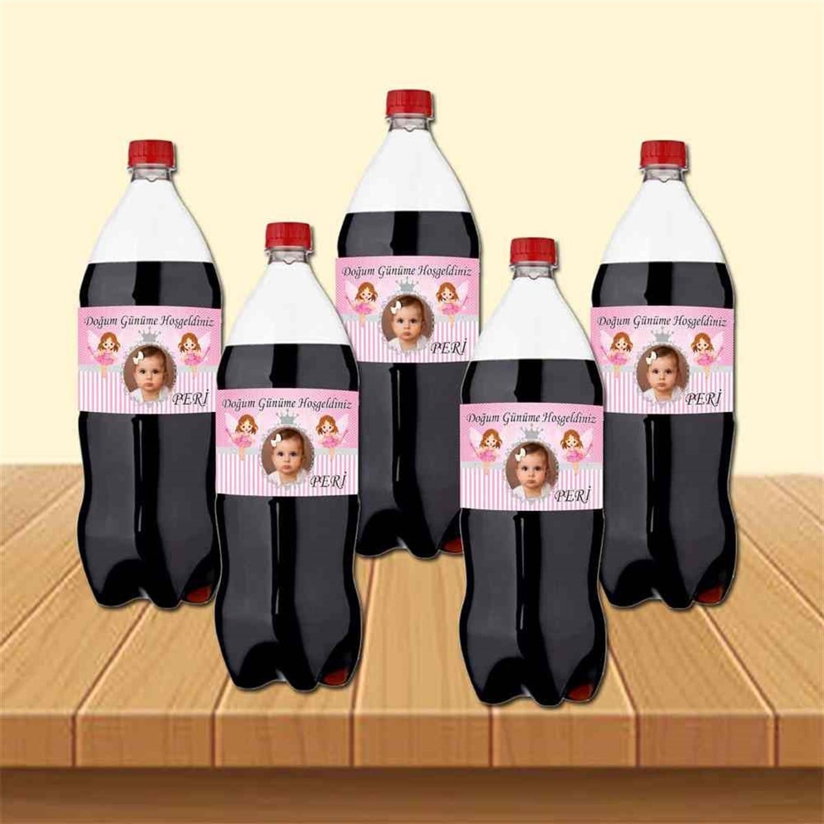 Pembe Melek Cola Şisesi Bandı  