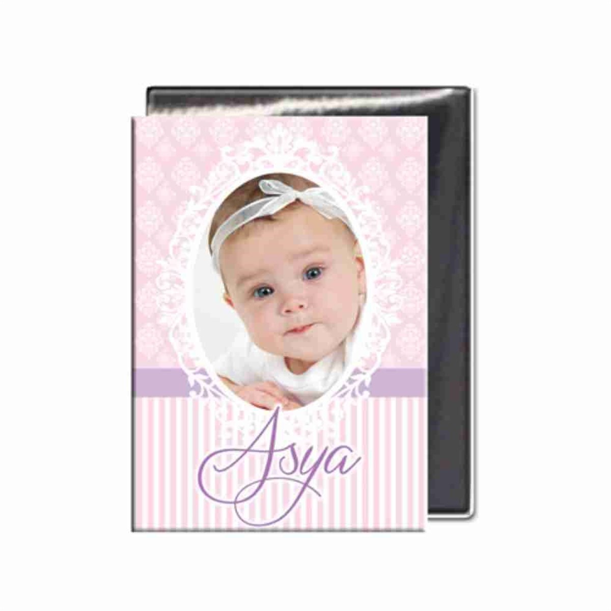 Pembe Mor Buzdolabı Magneti  