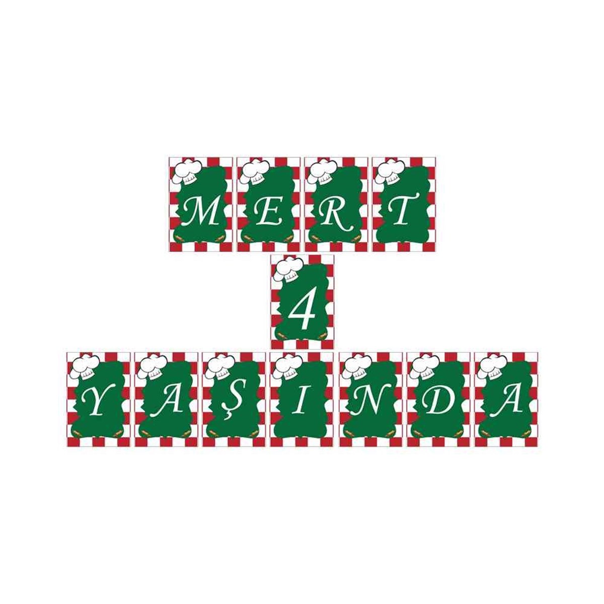 Pizza Konsept Harf Banner 