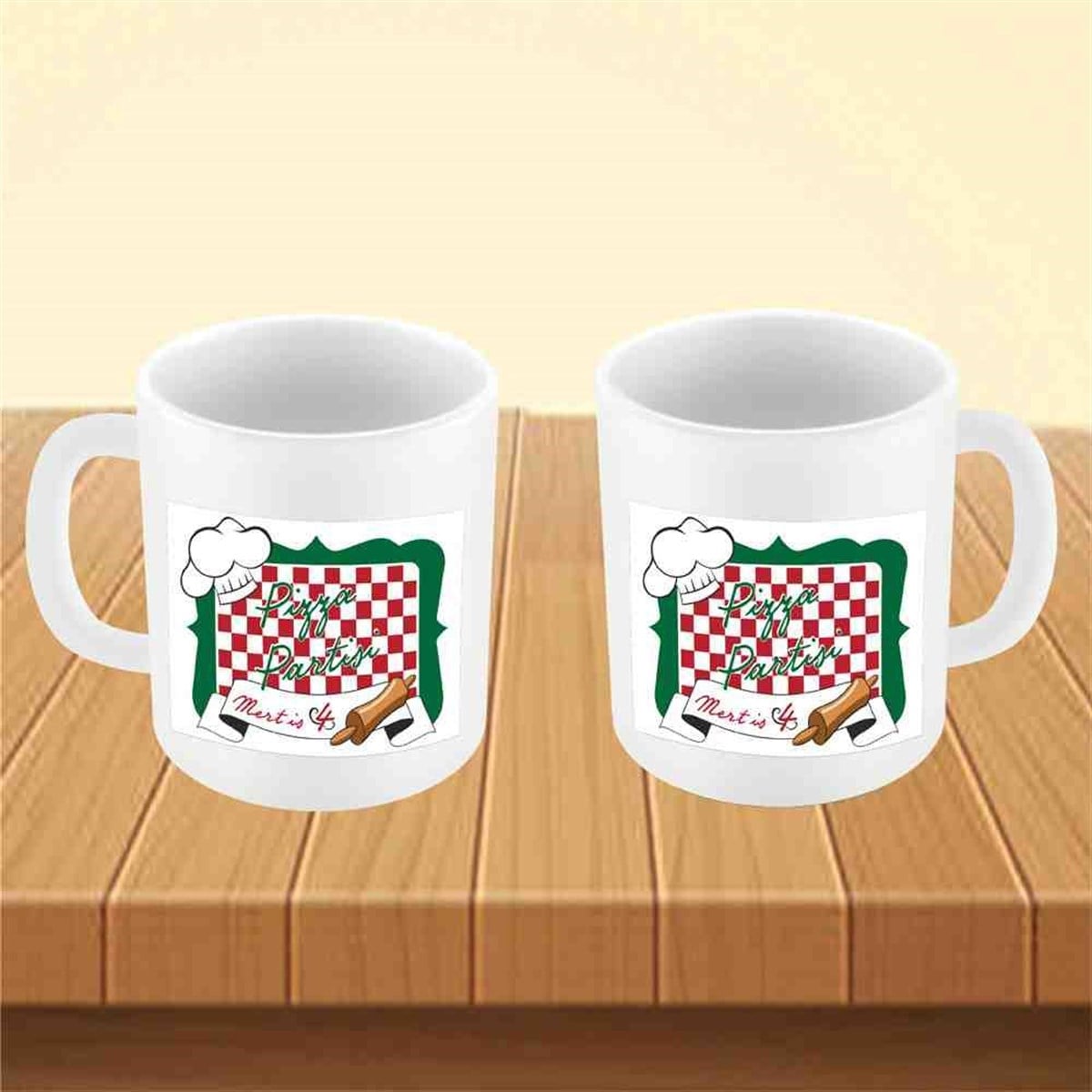 Pizza Konsept Kupa Bardak Mug 