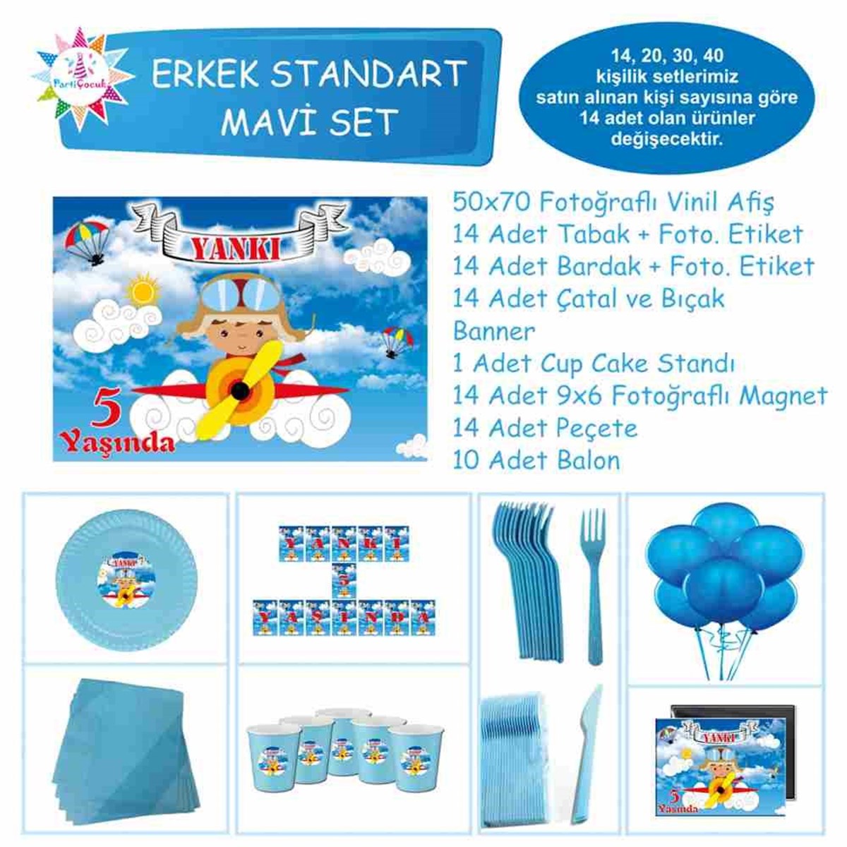 Planör Konsept 1 Yaş Standart Set 