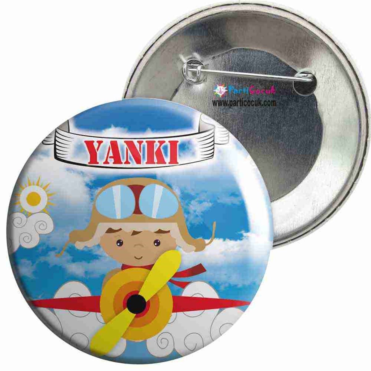 Planör Konsept İğneli Rozet  