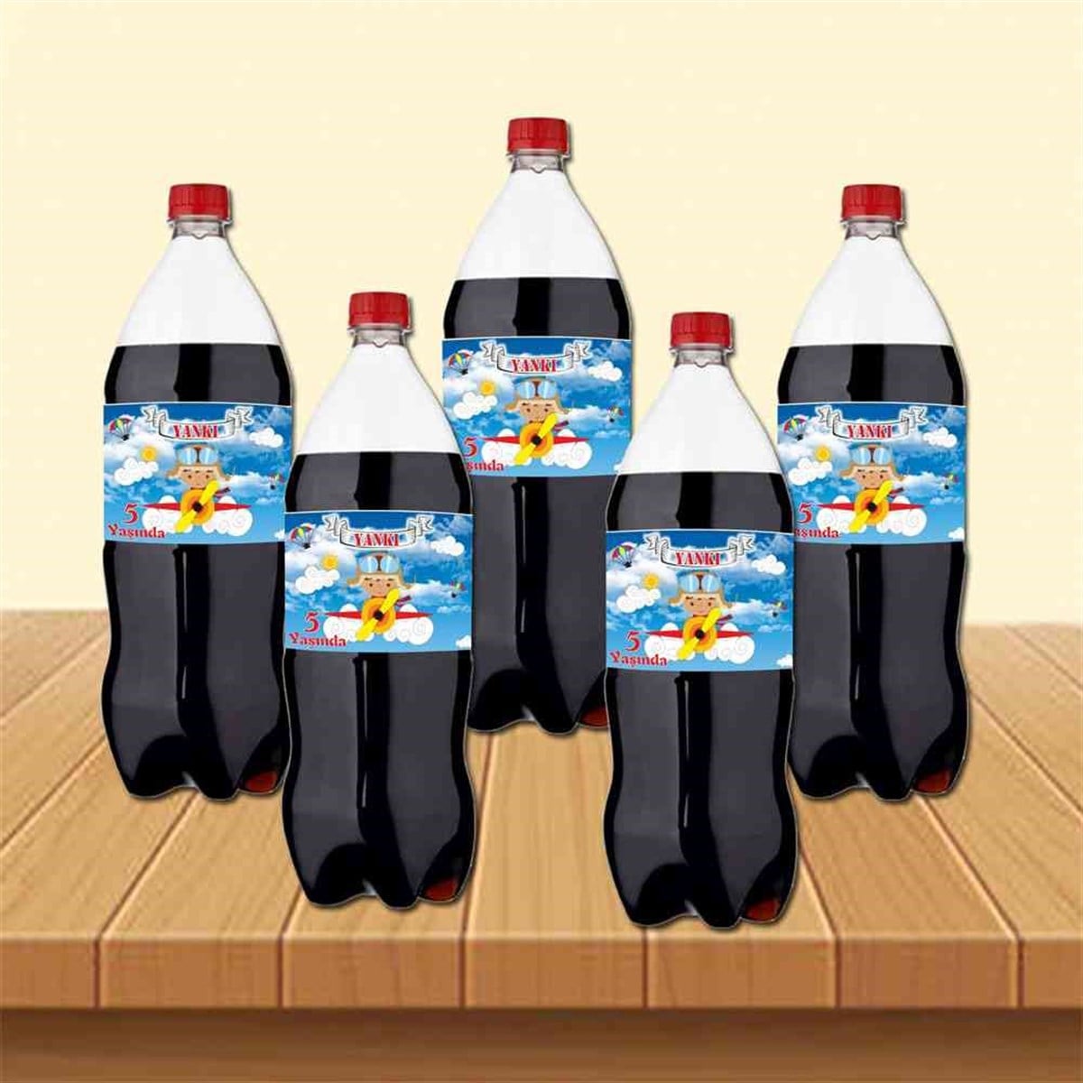 Planör Temalı Cola Şisesi Bandı    