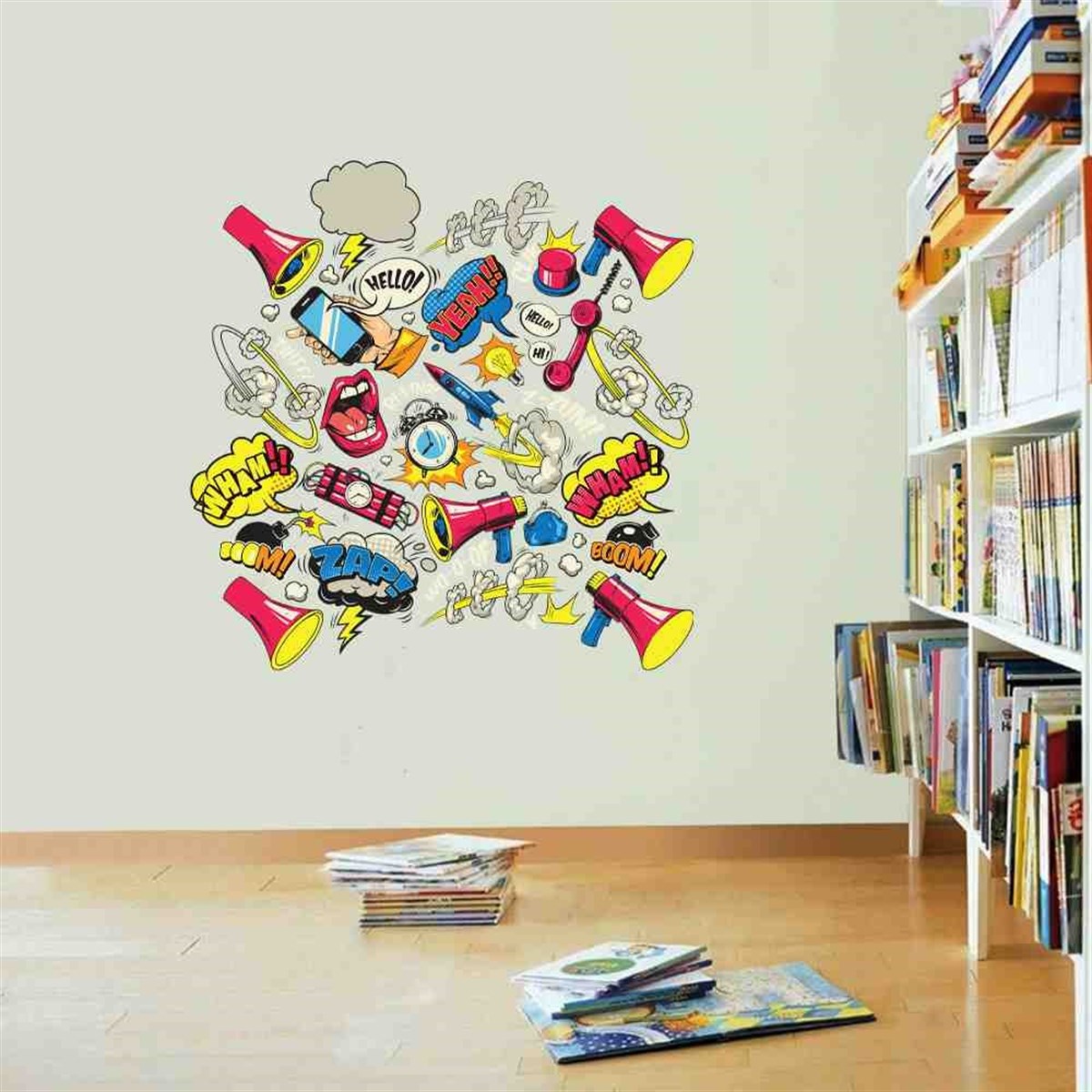 Pop Art Comic Yapışkanlı Etiket 