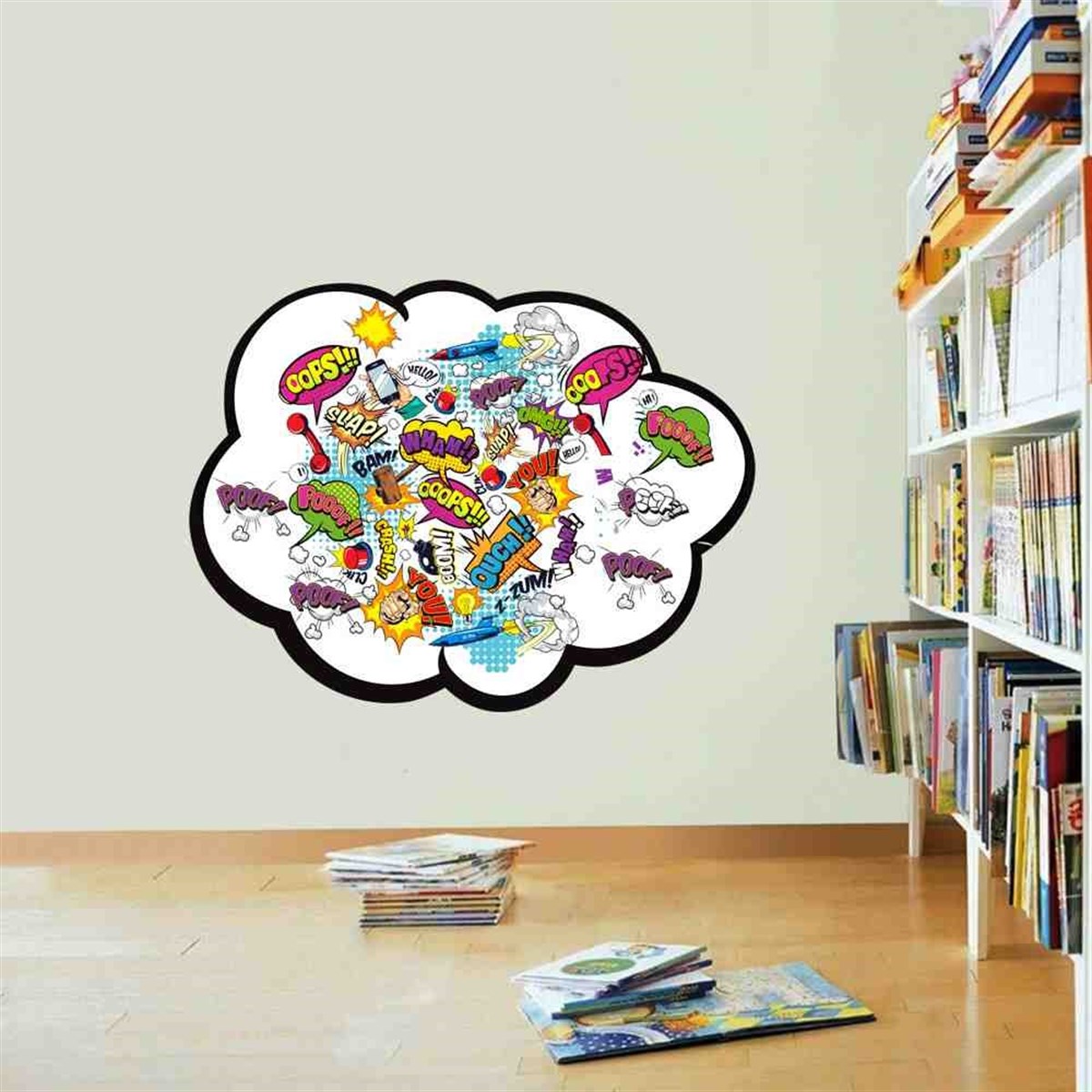 Pop Art Duvar Etiketi 