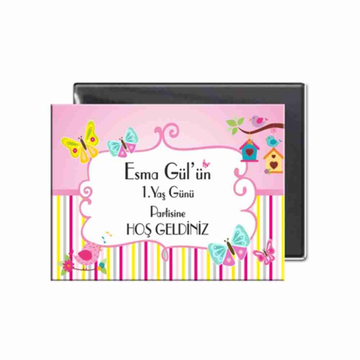 Puantiyeli Şerit Buzdolabı Magneti  