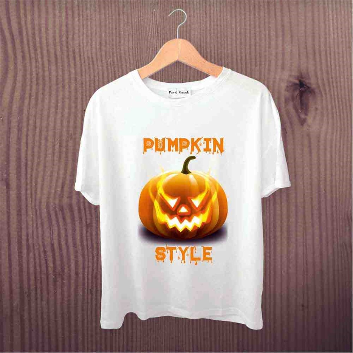 Pumpkin Style Cadılar Bayramı Tişört 