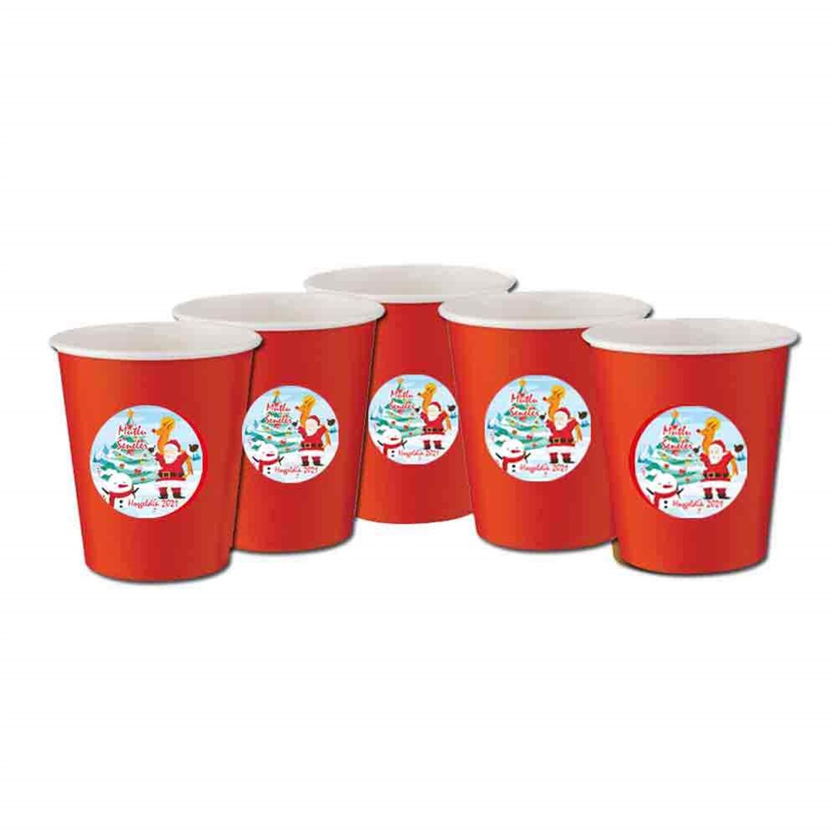 Resim Baskılı Bardak 5 Adet  