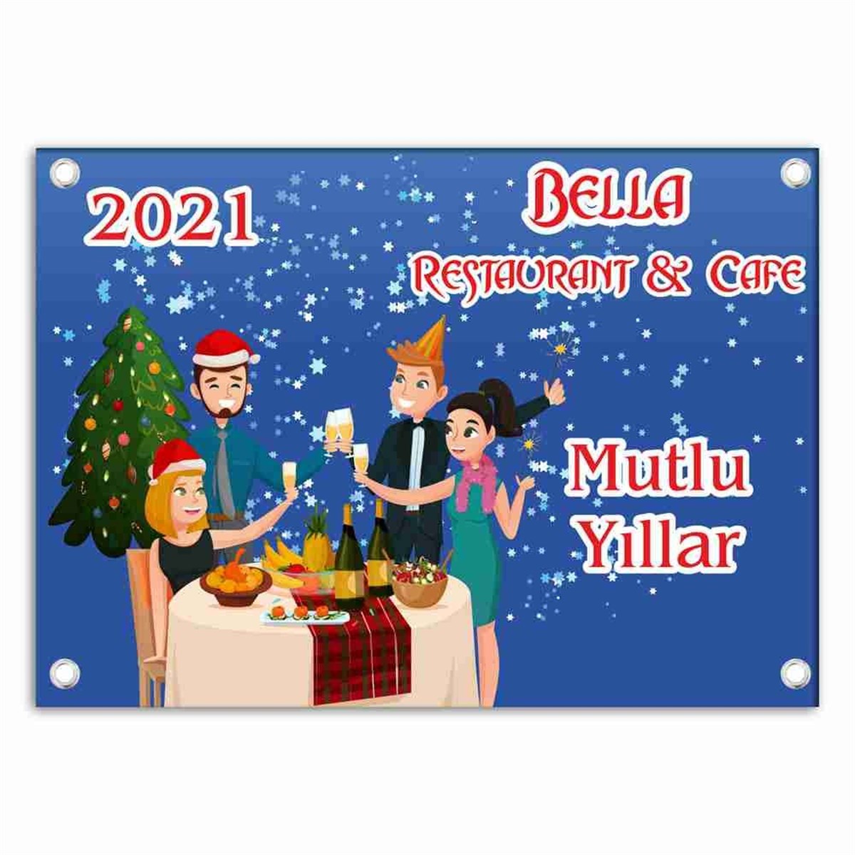 Restaurant Yılbaşı Afiş 