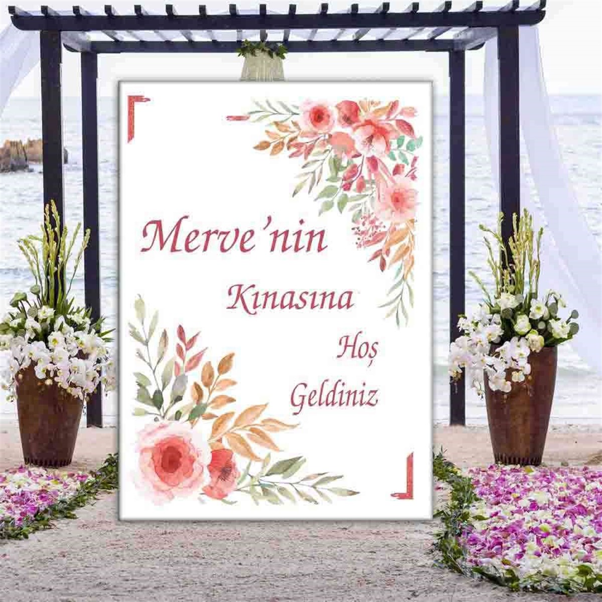 Sade Ve Şık Kına Panosu 