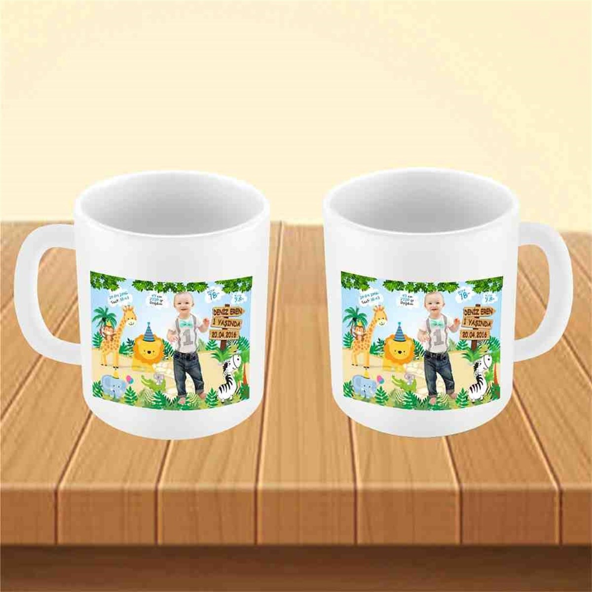 Safari Konsept Kupa Bardak Mug 