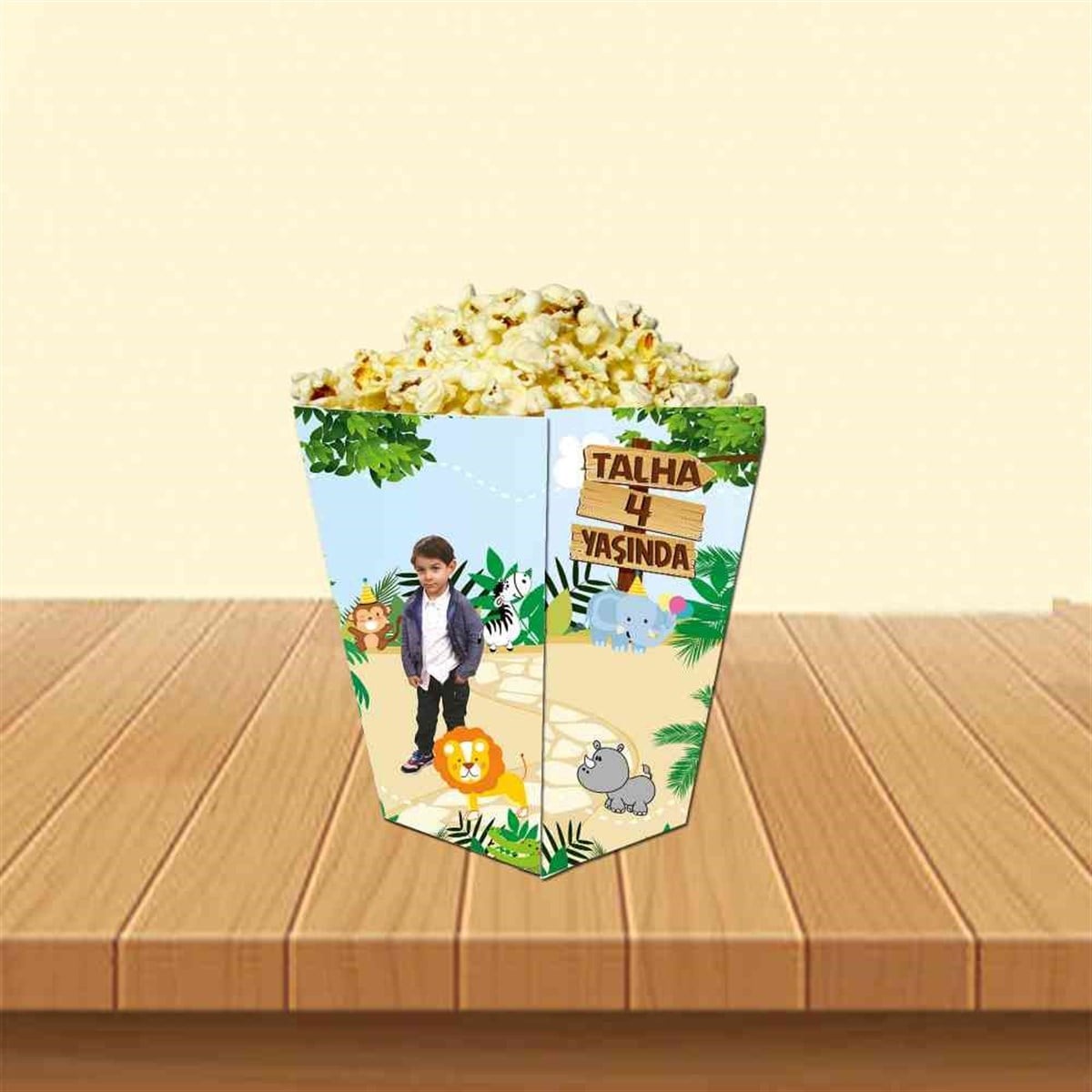 Safari Konsepti Popcorn Kutusu 