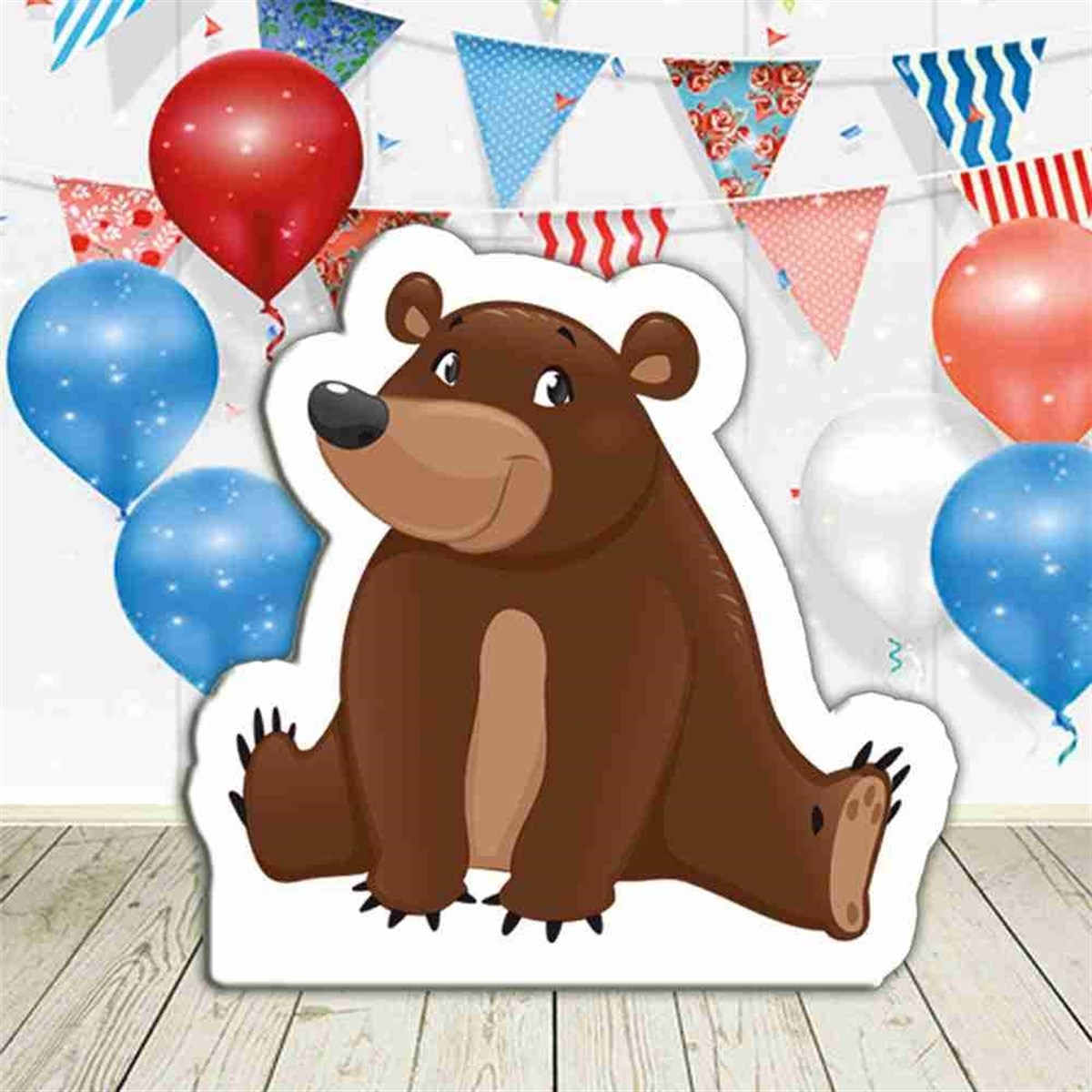 Safari Tema Ayı Pano 