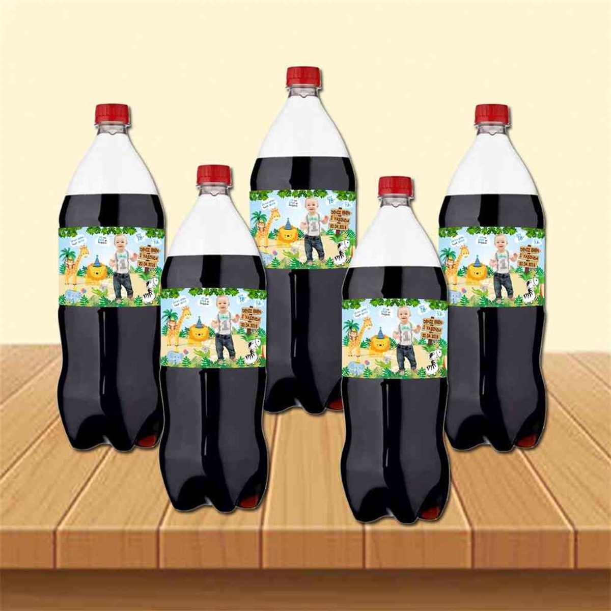 Safari Temalı Cola Şisesi Bandı    