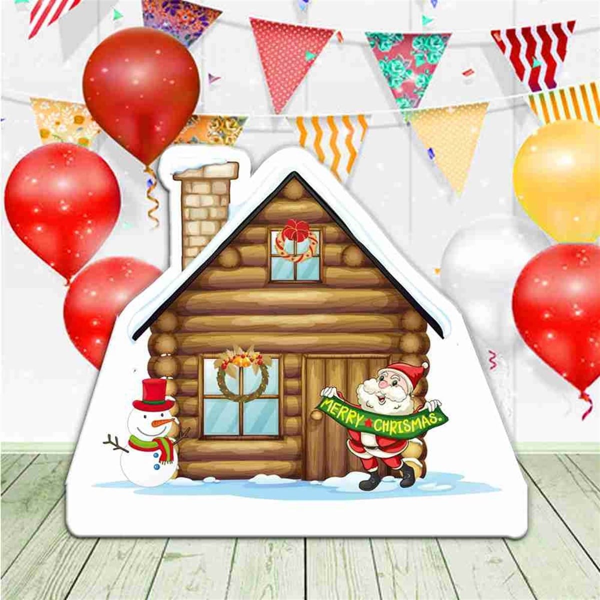 Santa'nın Evi Konseptli Pano 