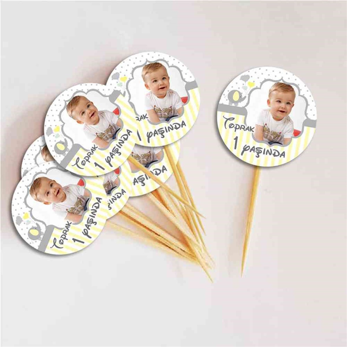 Sarı Filli Temalı Kurdan  