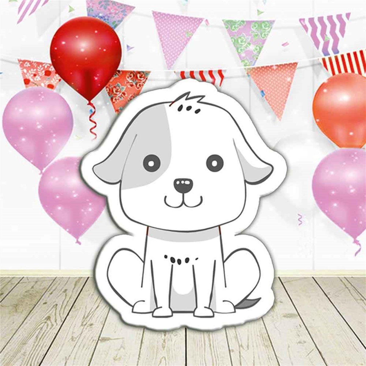 Sevimli Köpek Masa Süsleme Figürü 