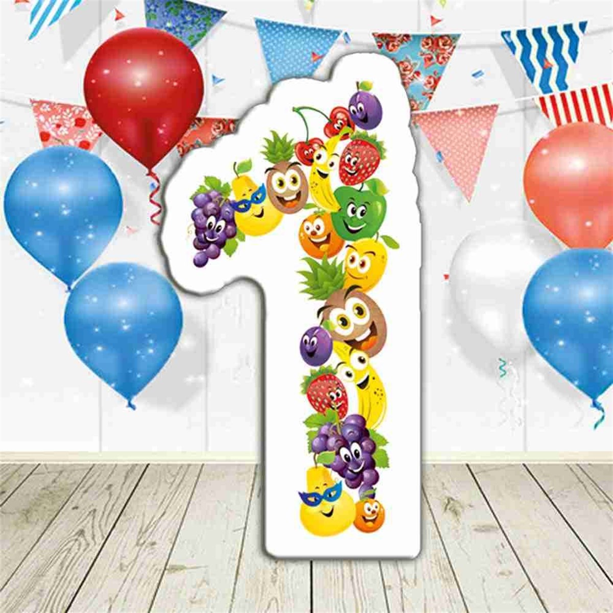 Sevimli Meyve 1 Şeklinde Pano 