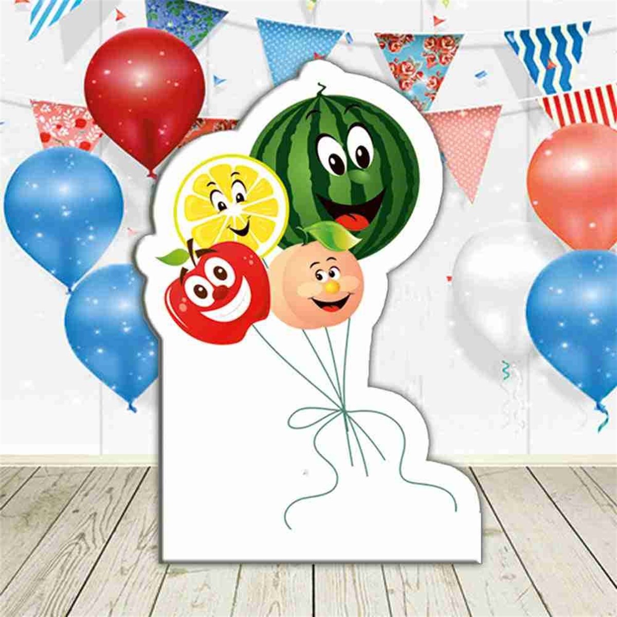 Sevimli Meyve Balon Pano 