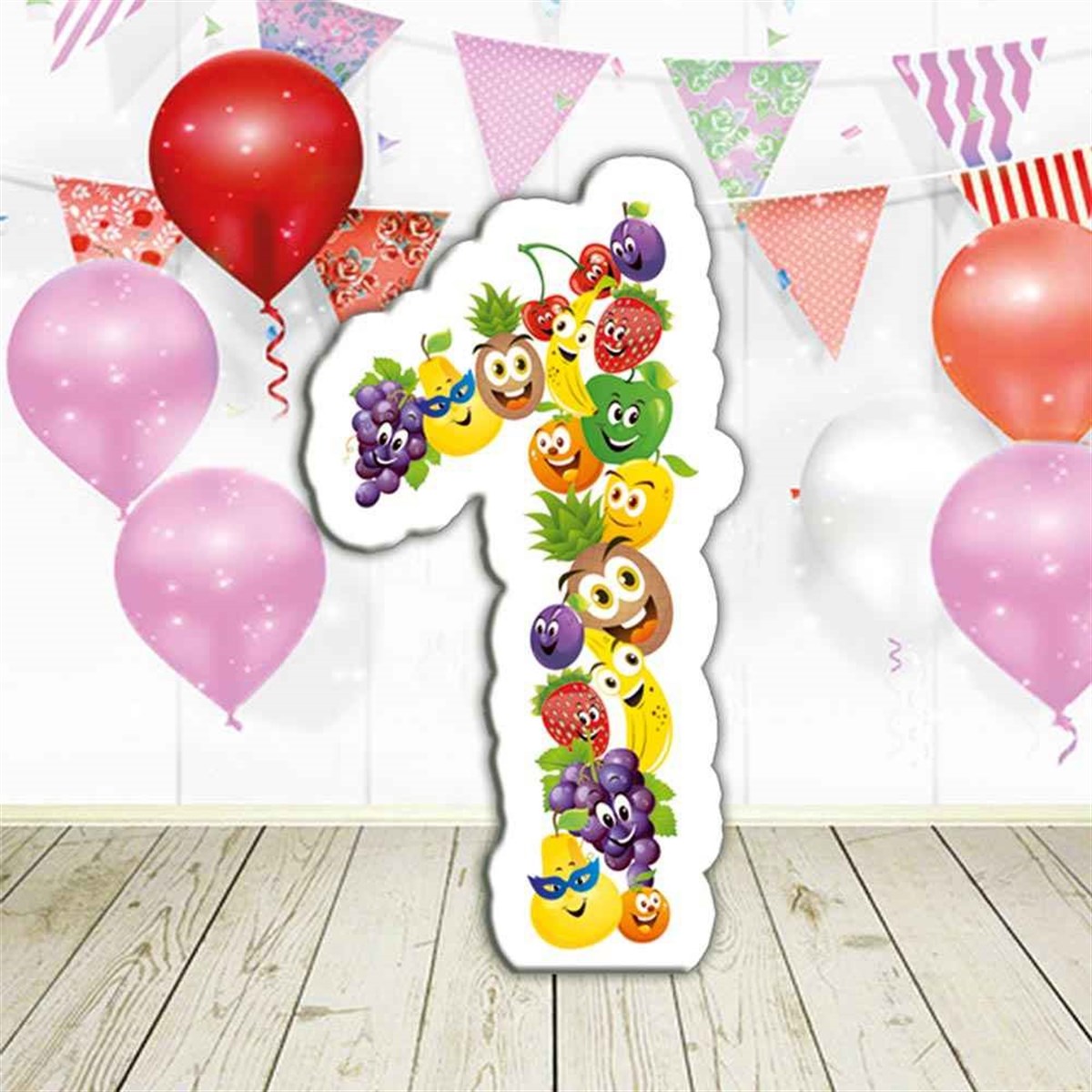 Sevimli Meyveler 1 Şeklinde pano 