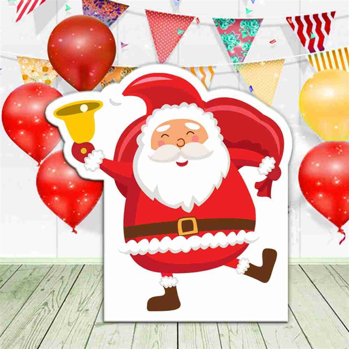 Sevimli Noel Baba Ayaklı Pano 