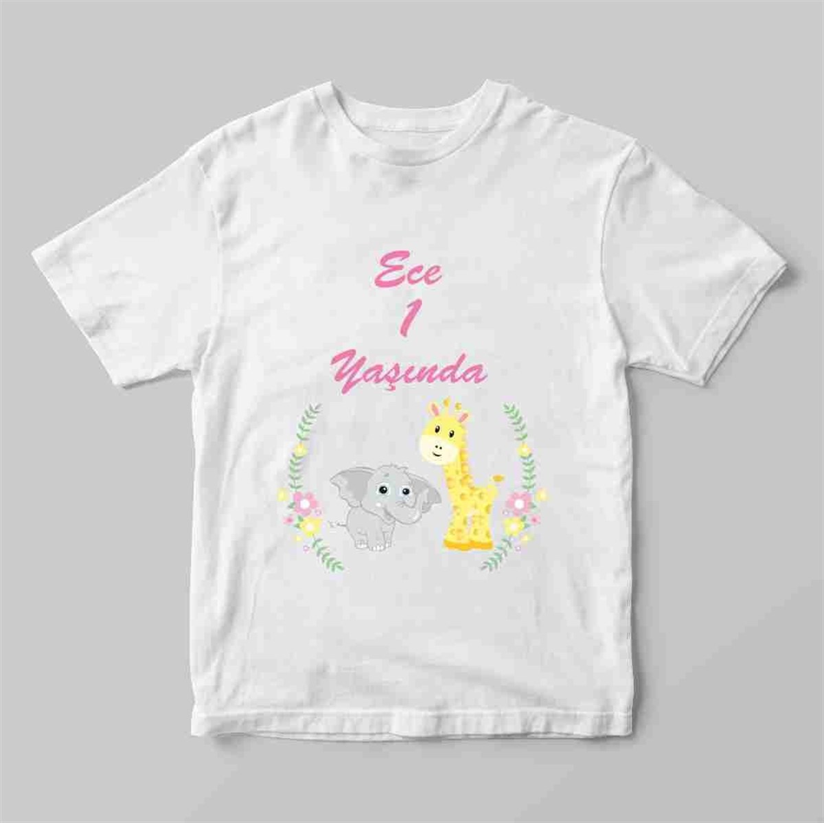 Sevimli Orman Dijital Baskı Tişört 