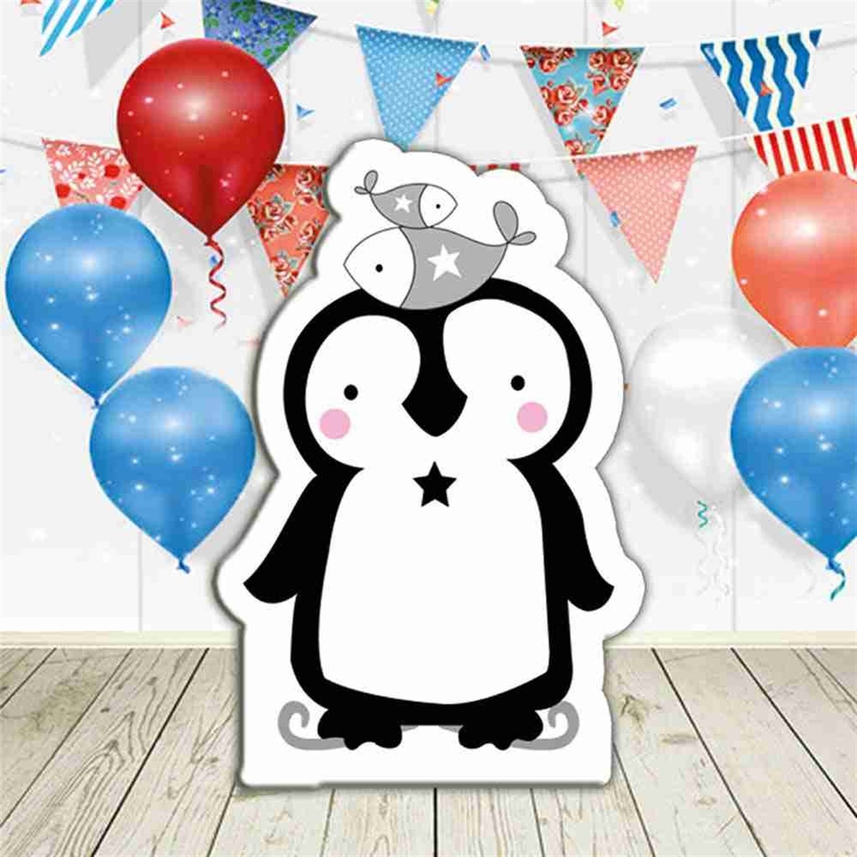 Sevimli Penguen Figür Pano 