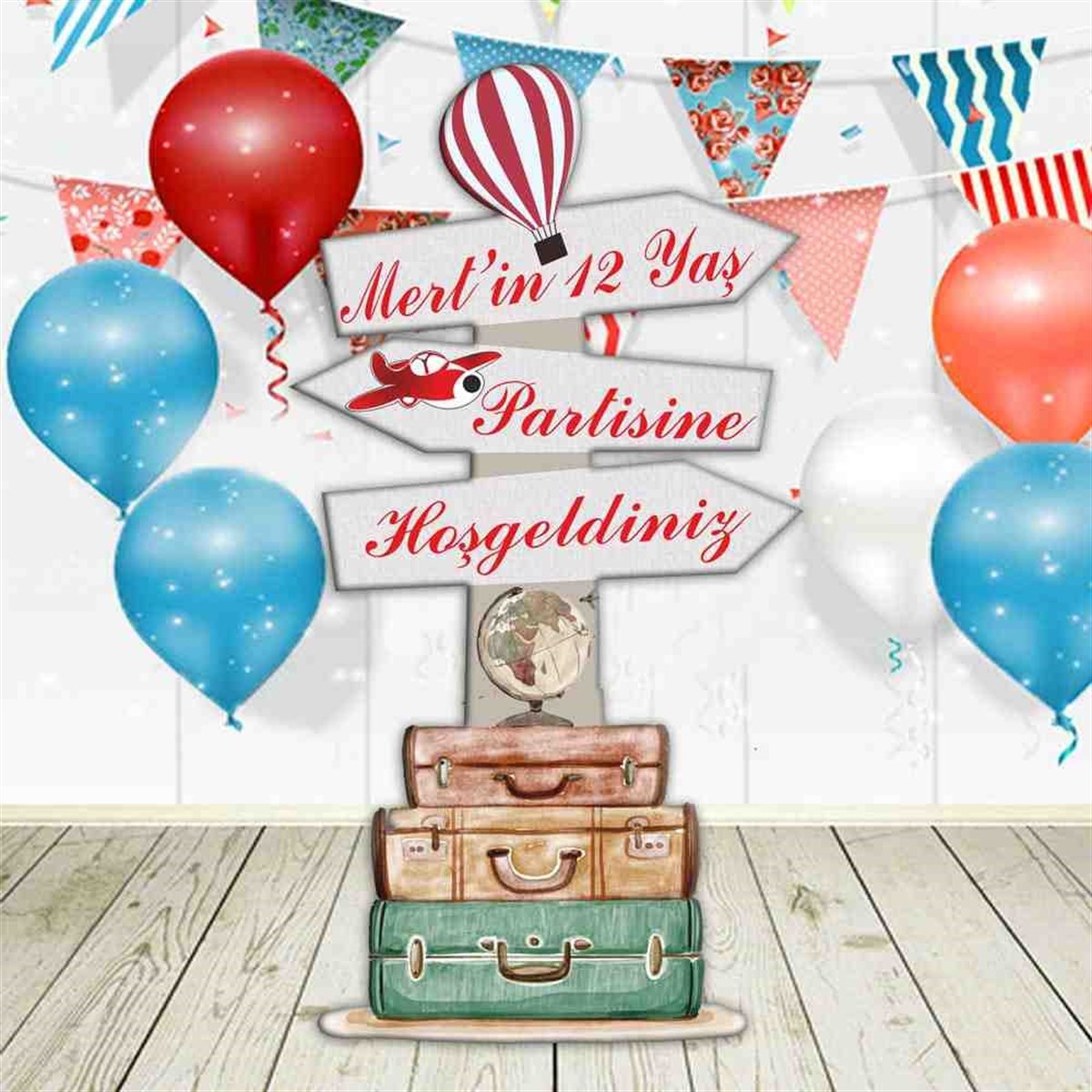 Seyehat Doğum Günü Yön Pano 