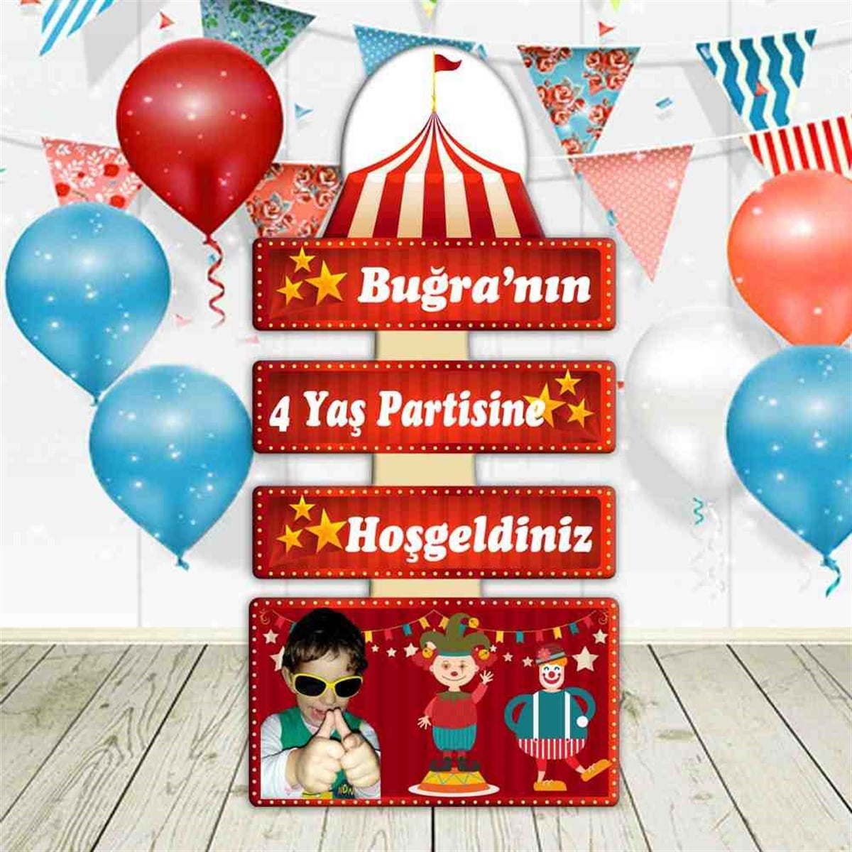 Sirk Doğum Günü Partisi Pano 