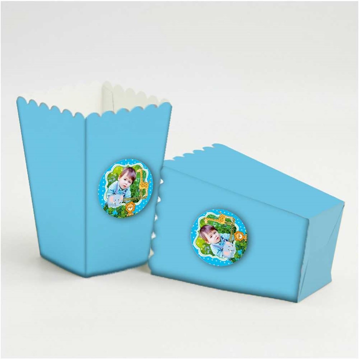 Sirk Etiketli Popcorn Kutusu 10 Adet 