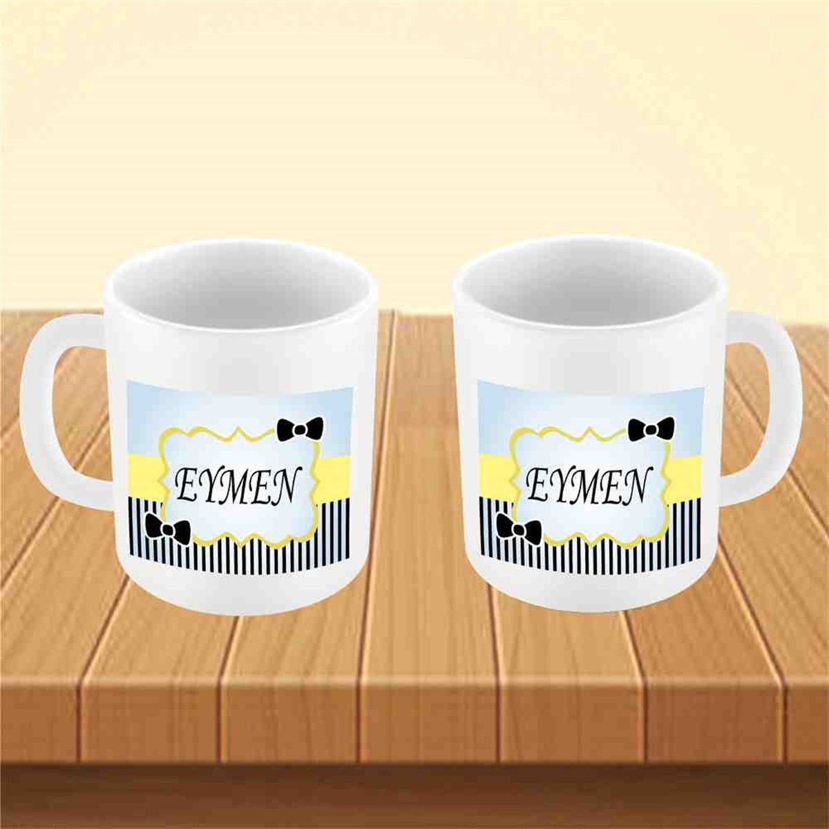 Siyah Papyon Konsept Kupa Bardak Mug  