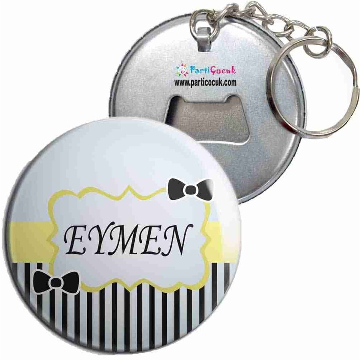 Siyah Papyon Konsepti Anahtarlı Açacaklı Kişiye Özel 