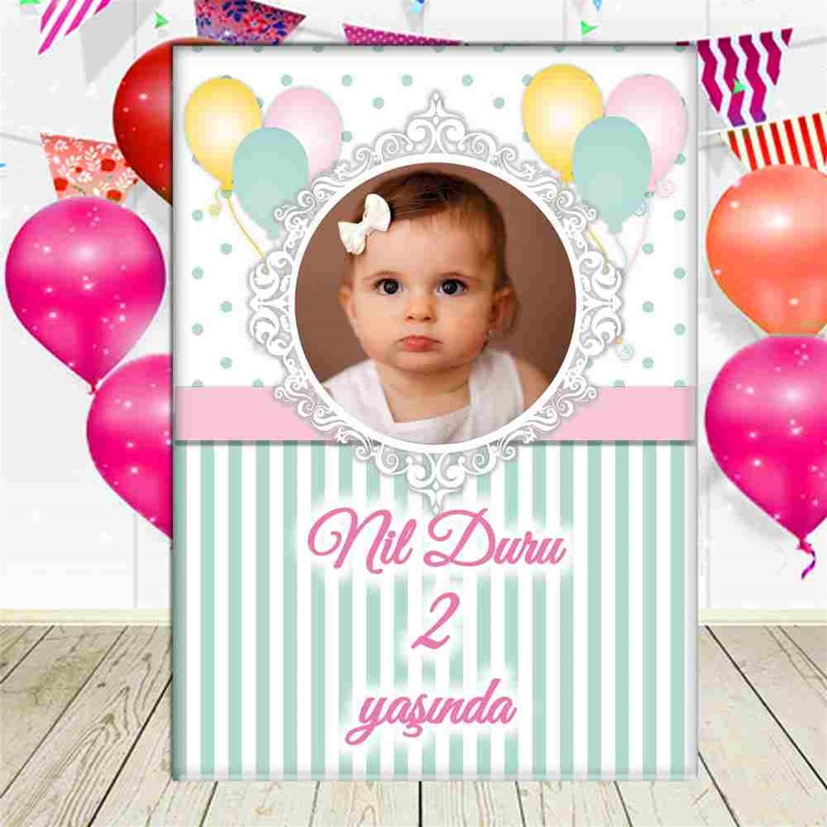 Soft Balon Konsept Ayaklı Pano  