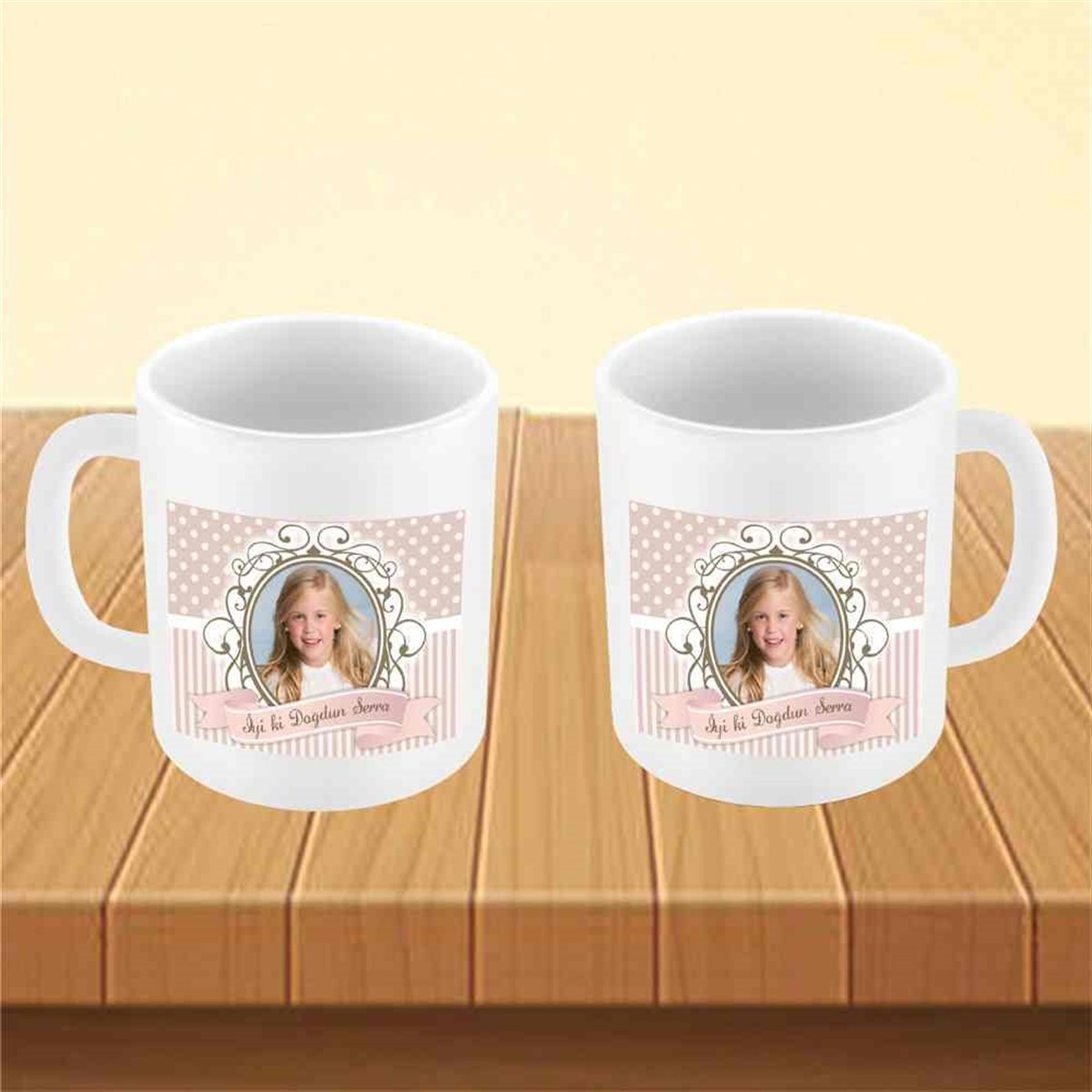 Soft Vintage Konsept Kupa Bardak Mug  