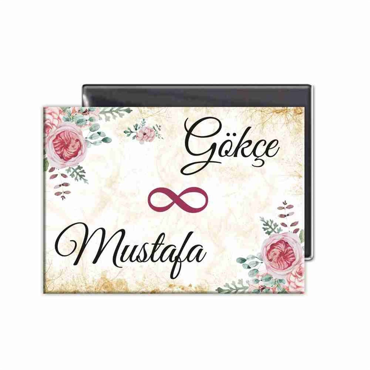Soft Vintage Nişan Hediyelik Buzdolabı Süs 