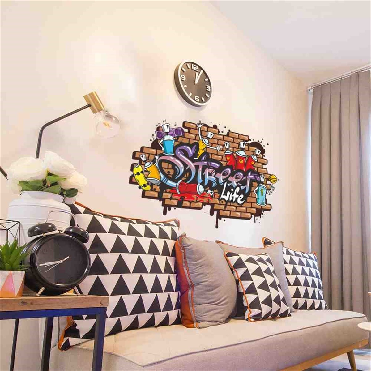 Street Life Wall Sticker 