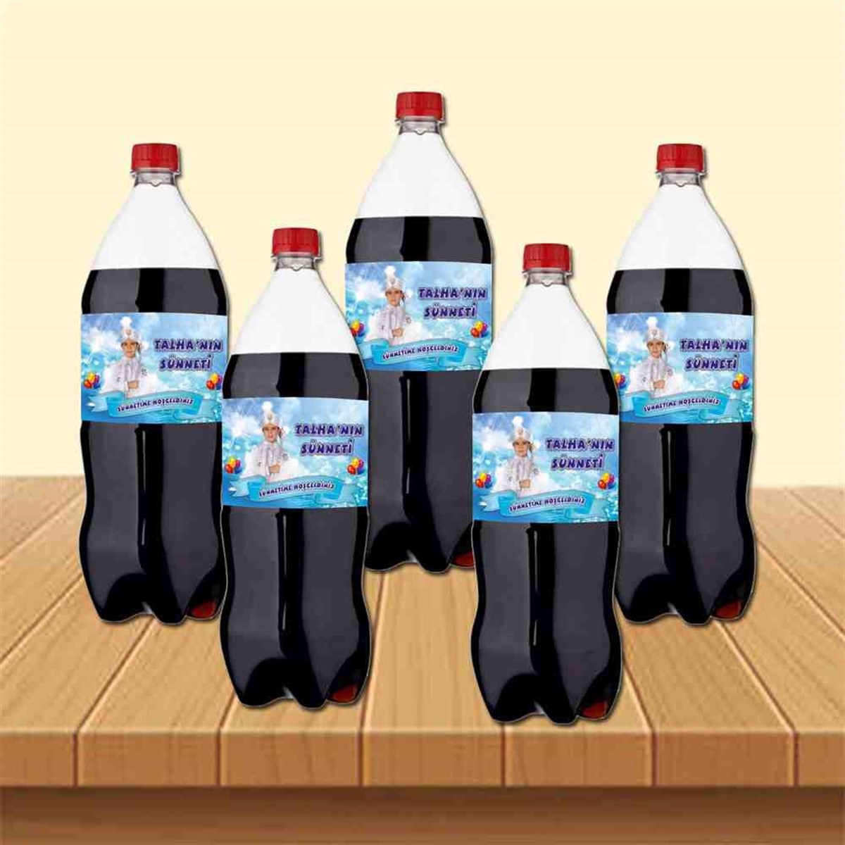 Sünnet Balonlu Kuşaklı Cola Şisesi Bandı 