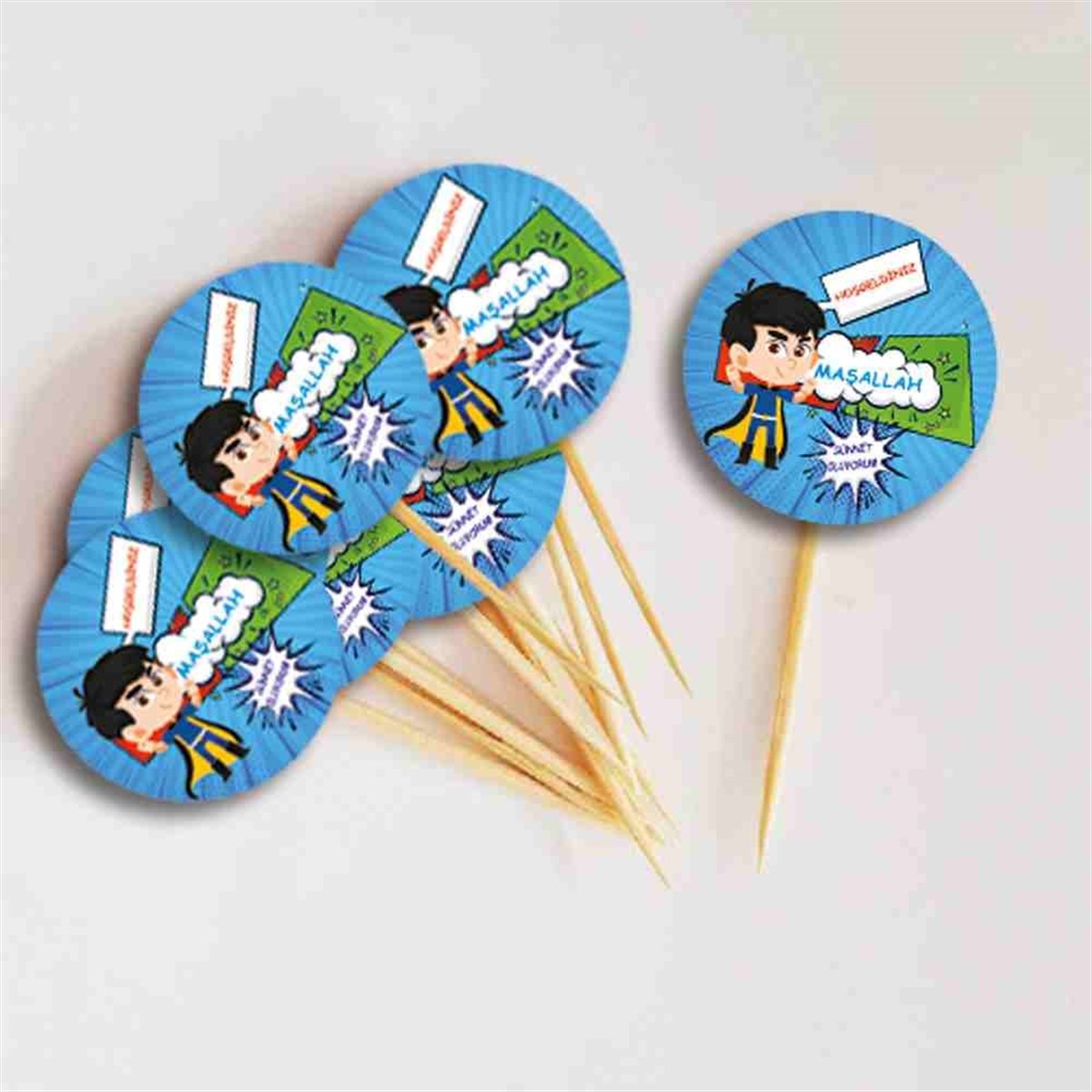 Sünnet Çocuk Süsleme ve Hediyelik Cupcake Kurdanı 