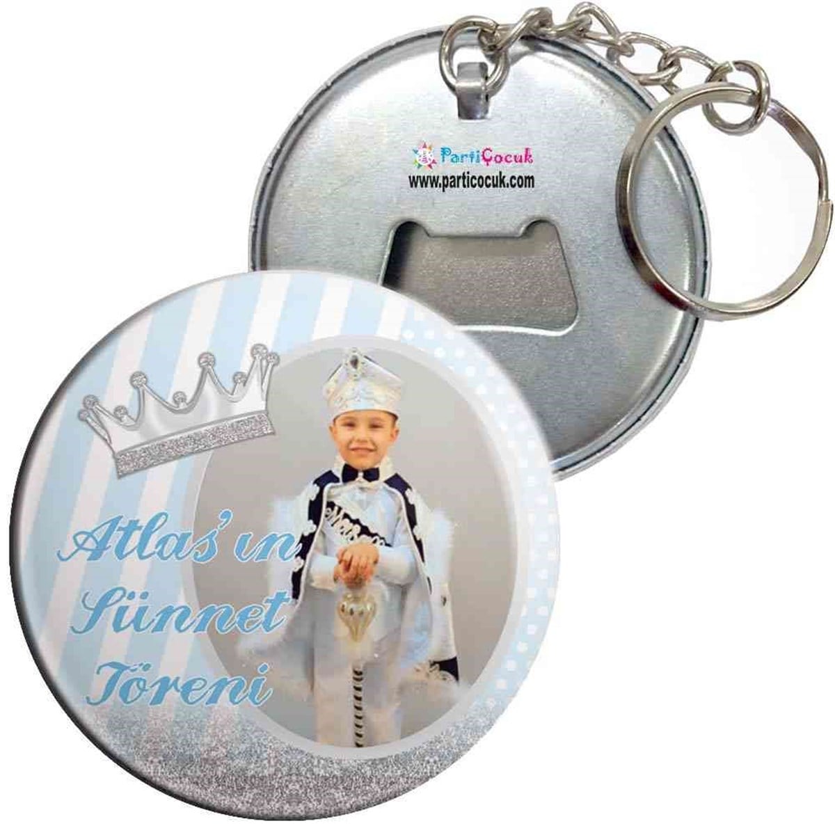 Sünnet Düğün Gümüş Simli Anahtarlı Açacak 