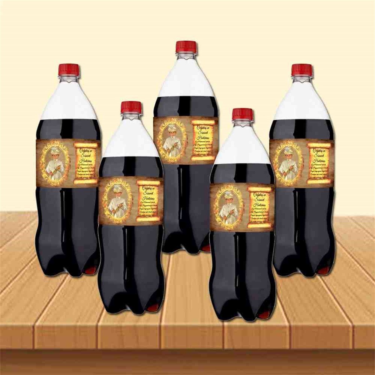 Sünnet Eskitme Zeminli Parti Malzemeleri Cola Şisesi Bandı 