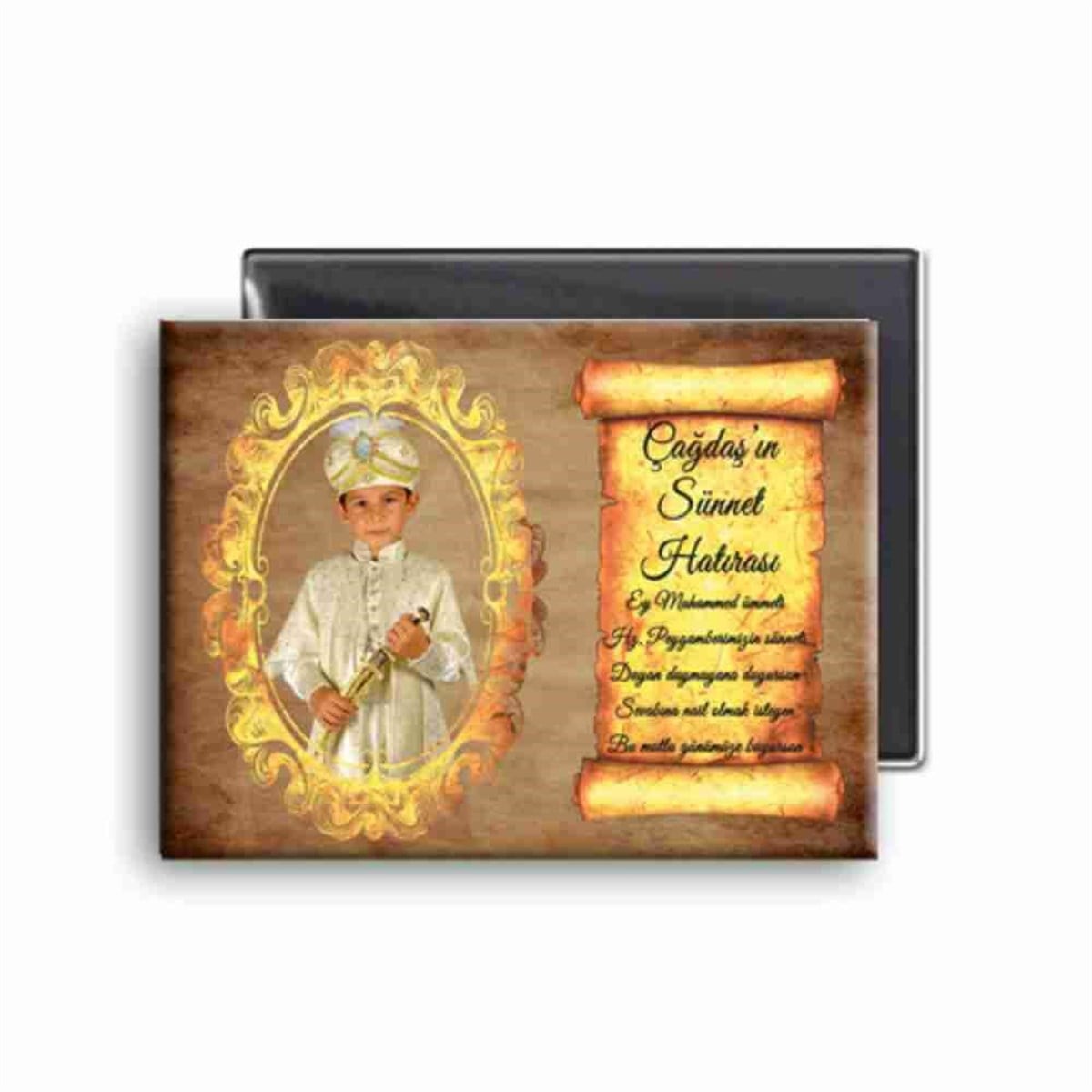 Sünnet Eskitme Zeminli Parti Malzemeleri Buzdolabı Magneti 