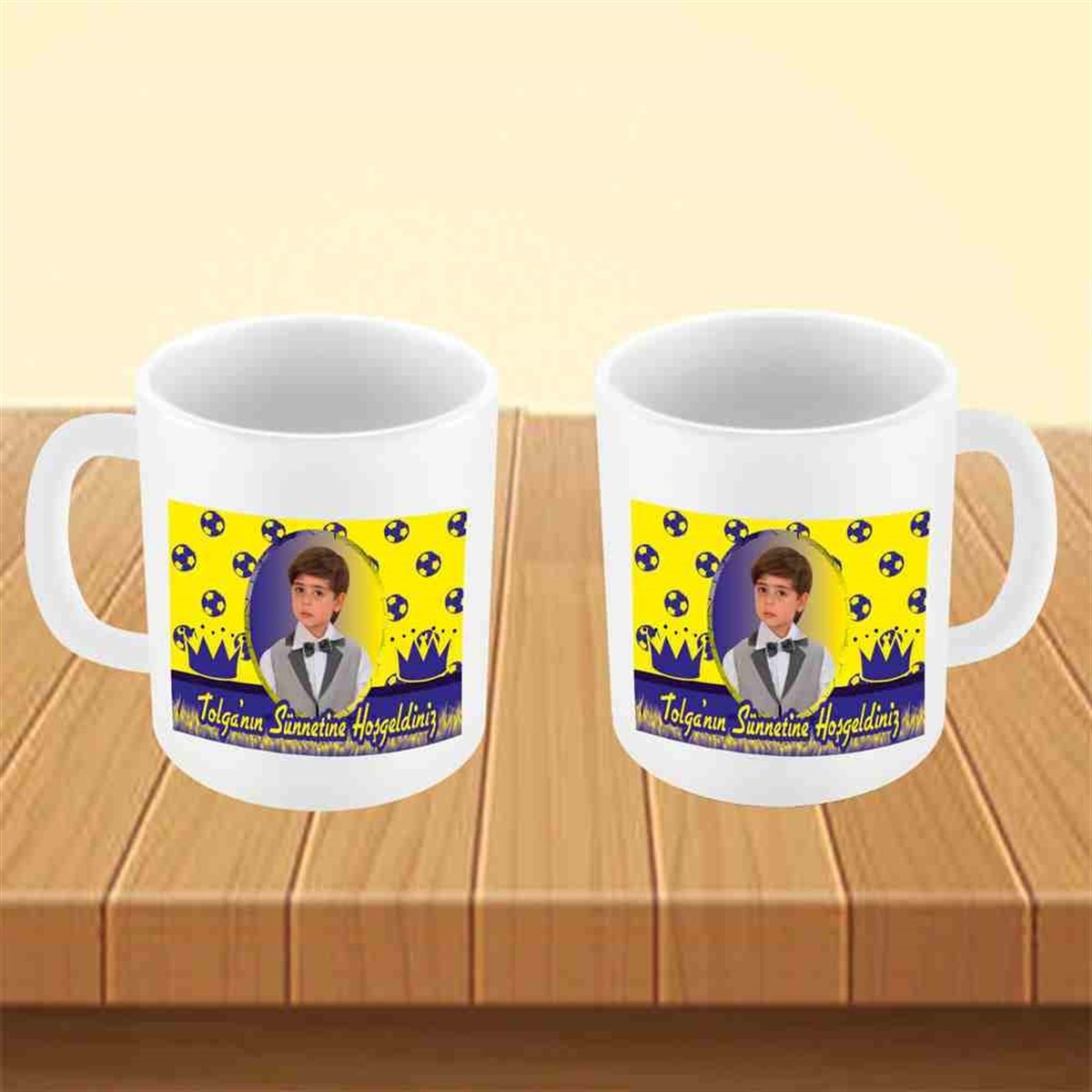Sünnet Fenerbahçe Sarı Lacivert Toplu Kupa Bardak Mug 