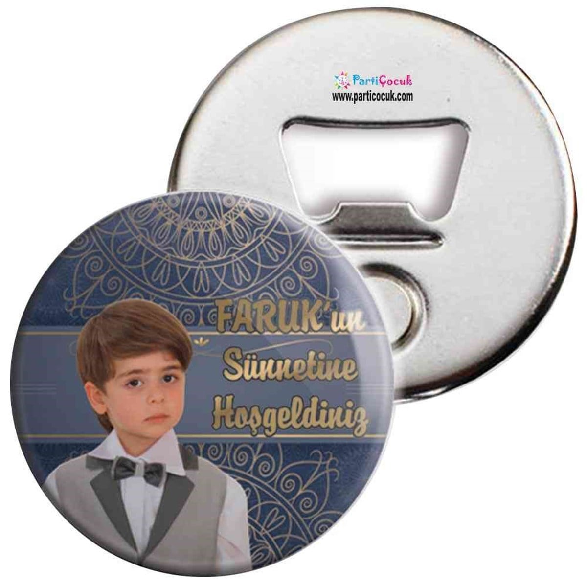 Sünnet Kişiye özel Tasarımlı Sünnet Açacaklı Magnet  