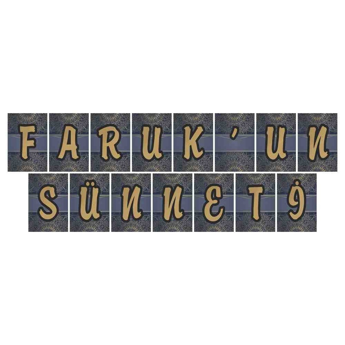 Sünnet Kişiye özel Tasarımlı Sünnet Harf Banner 